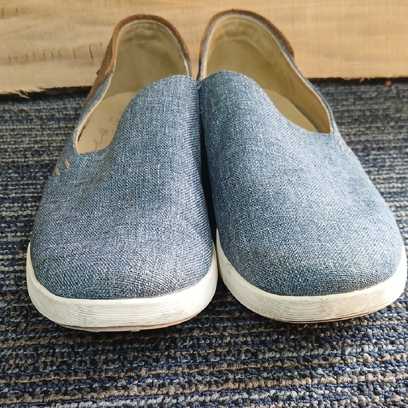 Chaco Blue and Brown Slip-On Loafers - Picture 3 of 7